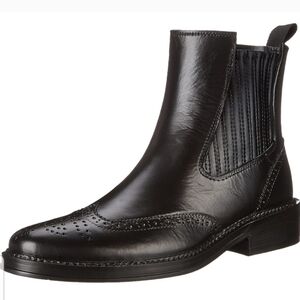 KENNETH COLE REACTION Men's Make A Splash Black Rain Shoe / Rainboots